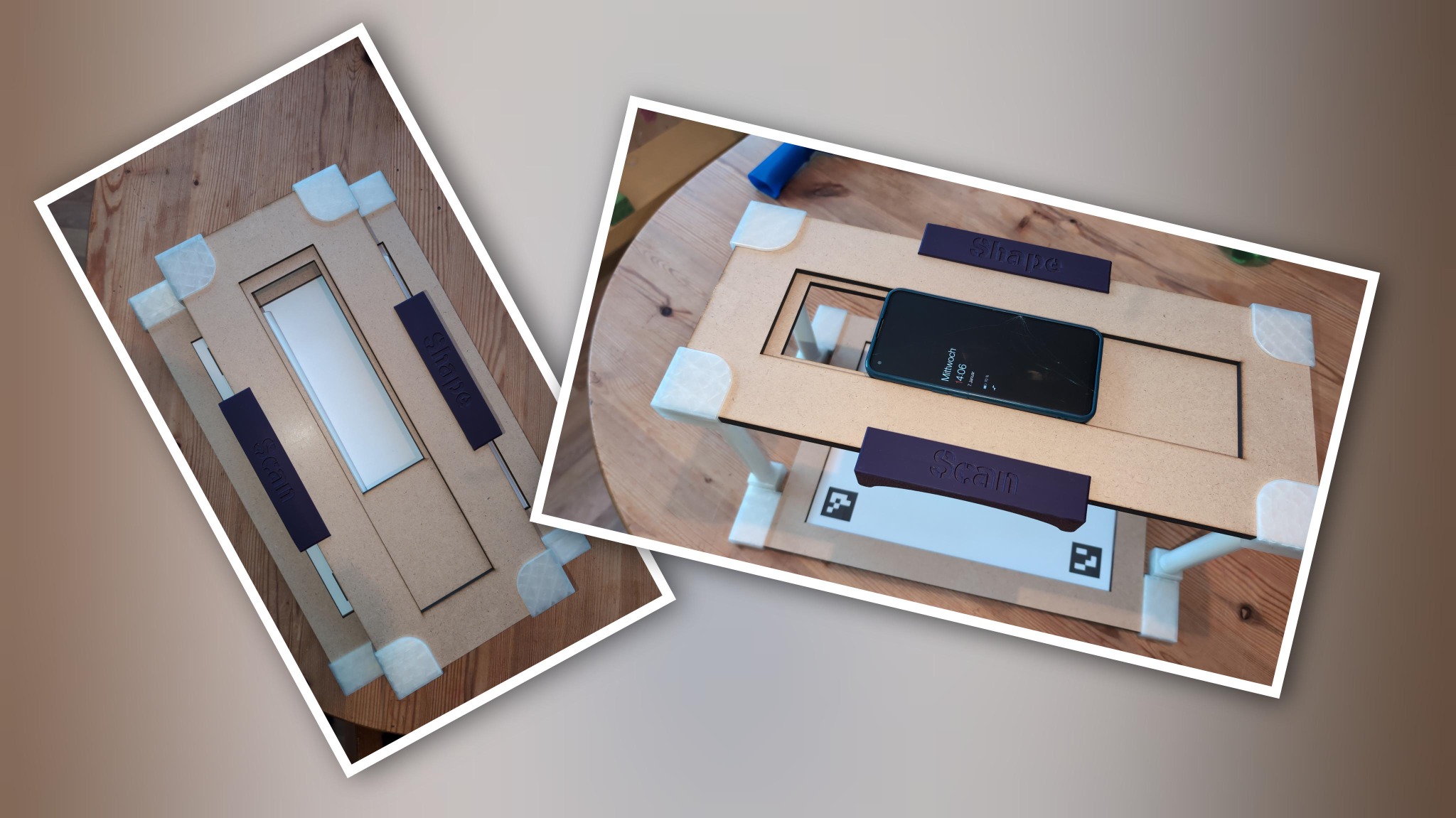 Printable phone rig / scan contraption for top-down photos (community project)