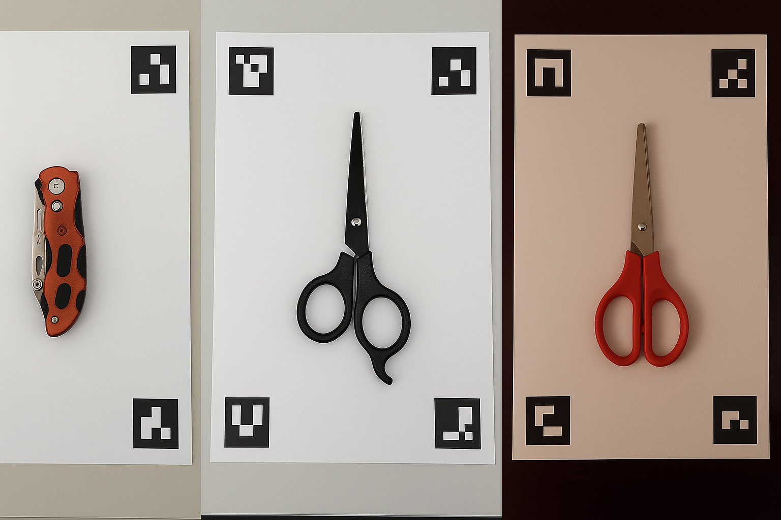 Good and bad ShapeScan photo examples